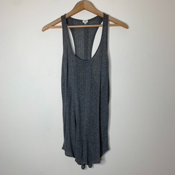 Wilfred Aritzia Women's Tank Top Gray Sleeveless Racerback Lightweight Causal - Picture 3 of 16